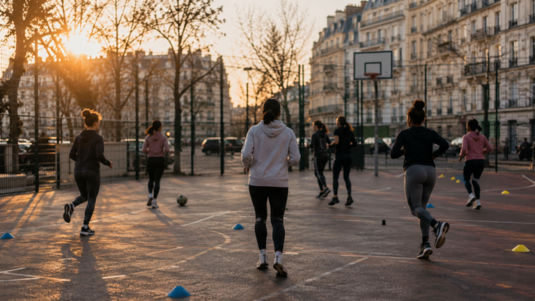 Un terrain parisien accueille un entraînement gratuit