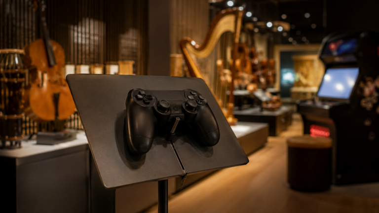 Une manette transforme la visite en parcours musical