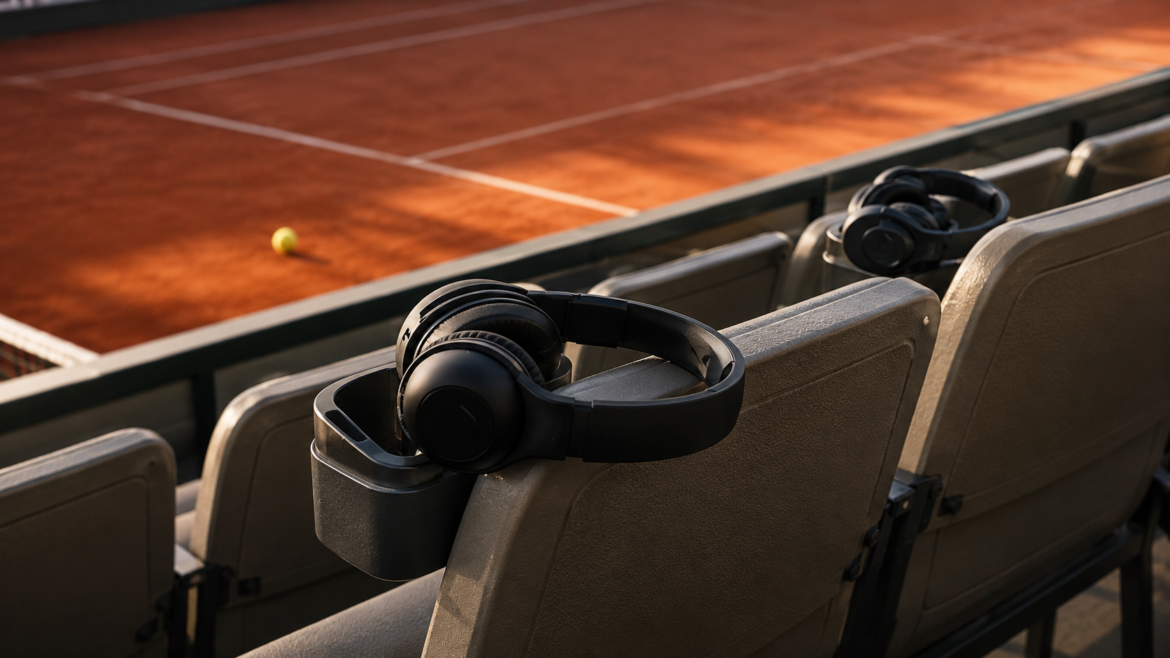 Les casques donnent une prise au rythme du match