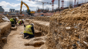 Sous une future gare du Grand Paris, un campement de tailleurs de silex du Mésolithique