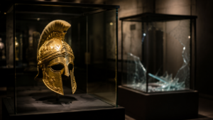 Un casque en or de 2 500 ans volé à l’explosif : trois hommes condamnés à près de quatre ans de prison
