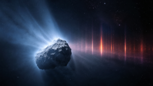 La comète interstellaire 3I/ATLAS et sa chevelure gazeuse vue dans l'infrarouge par James Webb