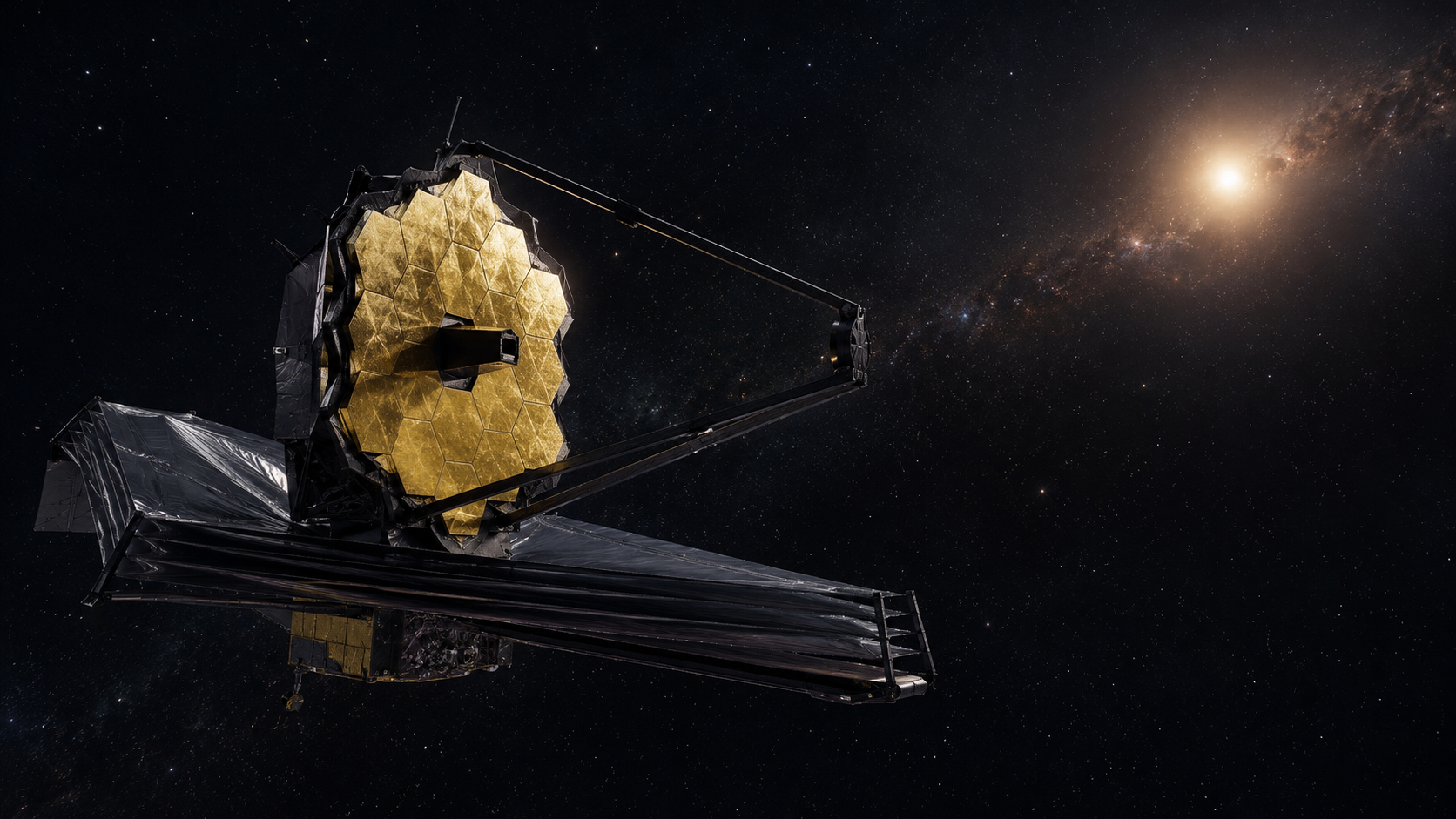 Le télescope spatial James Webb observant la comète interstellaire 3I/ATLAS