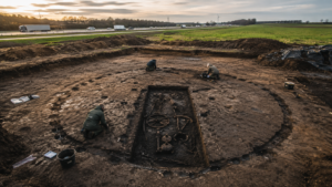 En creusant pour un parc solaire, l’Allemagne tombe sur une tombe celte à char vieille de plus de 2 000 ans