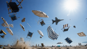 Les Blue Angels envoient parasols et chaises en l’air : la Navy ouvre une revue de sécurité