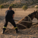 Un vieux cheval a henni jusqu’à ce qu’on retrouve Cheyenne, tombée dans un trou à Alata
