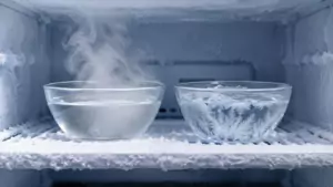 « L’eau chaude gèle plus vite que l’eau froide » : vrai au labo, pas prouvé dans votre congélateur