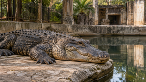 Doyen mondial des alligators en captivité, Muja a survécu à trois bombardements