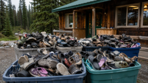 Cinq renards, plus de cent chaussures : le parc demande aux campeurs de rentrer leurs souliers