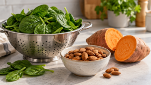 Crohn et rectocolite, l’oxalate des épinards et des amandes