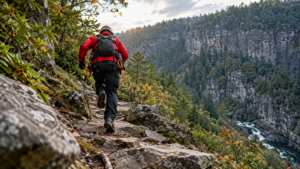 31 minutes de course pour porter du sang dans les gorges de Linville