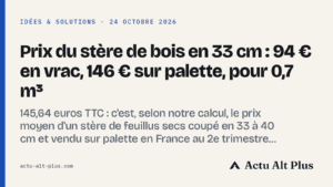 Prix stere bois 33 cm m3 apparent coefficient featured