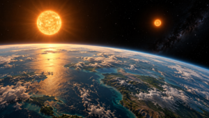 Une Terre sous deux soleils : possible à 16 années-lumière, autour de 70 Ophiuchi