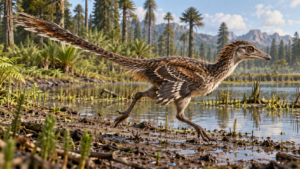 Yuezhuornis oiseau jurassique dents dinosaure sans vol featured